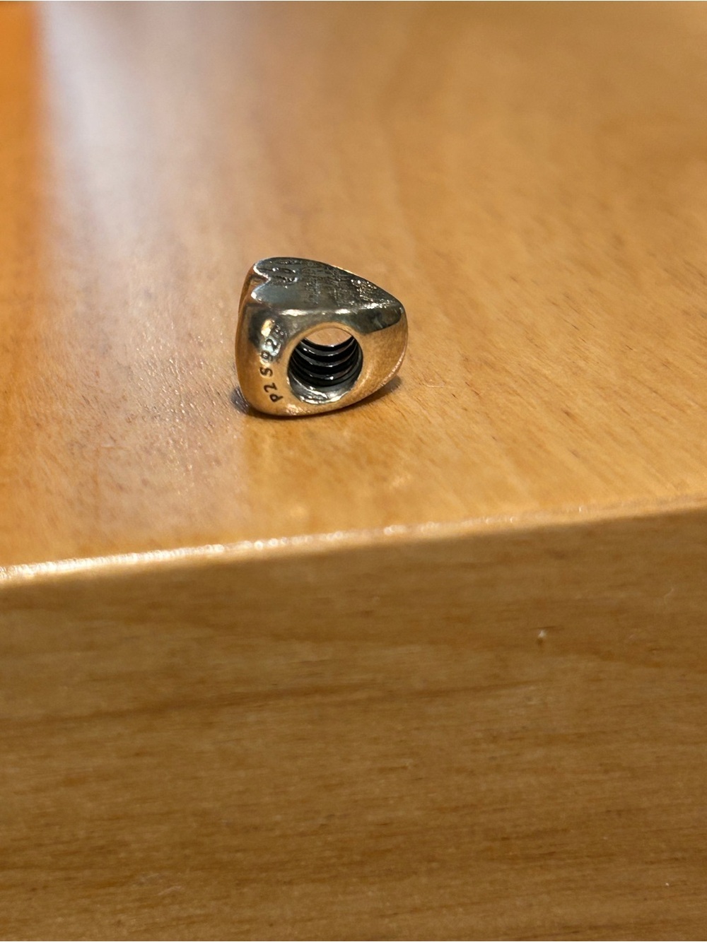 Pandora Silver Heart 'Free' Charm with Bird Accent - Picture 2 of 4